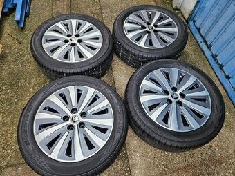 4x disky Škoda Drakon Aero 17" + letné pneu 215/55 R17
