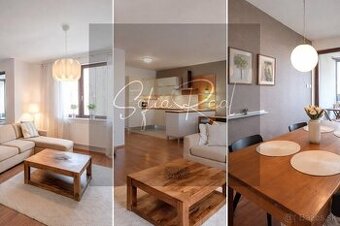 PRENÁJOM: vzdušný 4i byt 125 m² + garáž + 2 loggie | Ružinov