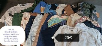 Balík oblečenia veľkosť 92