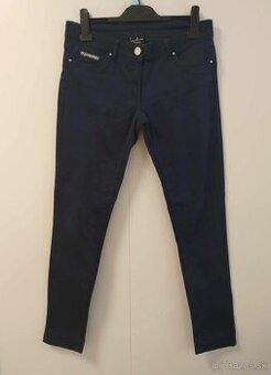 Dámske tmavomodré nohavice/rifle/džínsy