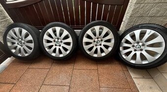 Disky Škoda Superb 2 + Letné pneu Comtinental