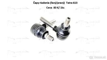 Tatra 613 diely - čapy riadenia