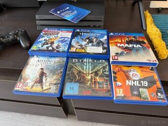 PS4 pro + hry