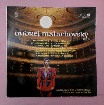 LP platňa - operná legenda Ondrej Malachovský