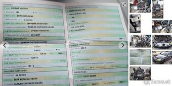 Predám Motor 646.811 Mercedes C200 W204 2.2 CDI 2008 TRYSKY