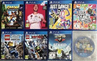 Predam hry na PS4 a XBOX one (Crash, FIFA, COD, GTA V)