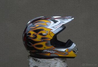 detská helma prilba okuliare shot pre štvorkolku pitbike mx