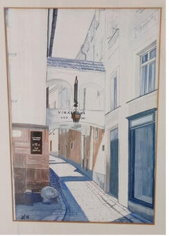 Predám pekný obraz Baštová ulica, Bratislava