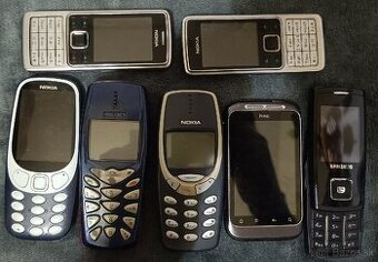 Staré mobilné telefóny