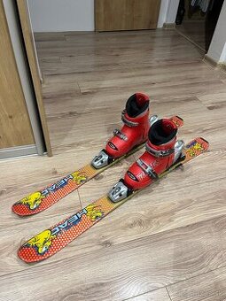 Detske lyze 95cm + lyziarky nastavitelne vel.30-35 /190-220