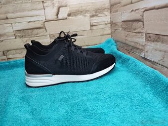 Rieker 38 - dámske čierne sneakersy s membránou