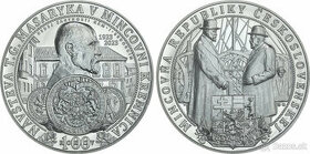 Dopyt Ag medaila Návšteva T.G.Masaryka v Mincovni Kremnica