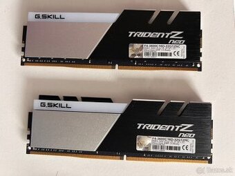 G.SKILL 32GB kit DDR4 3600 CL16 Trident Z Neo RGB