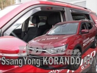 Deflektory - Protiprievanové plexi Ssangyong Korando 5D od 2