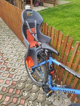 Zadná detská sedačka na bicykel