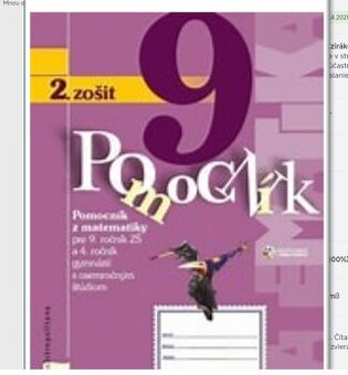 Pomocník PZ 1,2, MAT,  9.rocnik