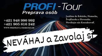Preprava osôb do Nemecka, Švajčiarska, Rakúska
