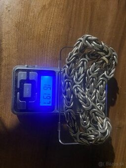 Strieborna retiazka 160g kralovsky vzor - 1