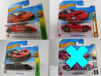 HOT WHEELS - LAMBORGHINI, BUGATTI