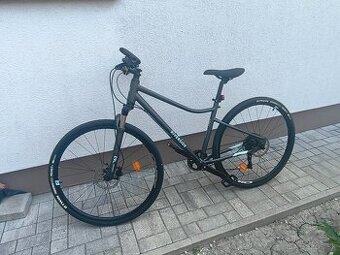 Trekingový bicykel Riverside 900 - sivo modry (použitý 1x)
