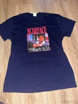 Pánske tričko Scarface – čierne, filmová potlač