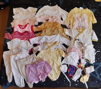 Detske dievcenske oblecenie na donosenie 0-2m