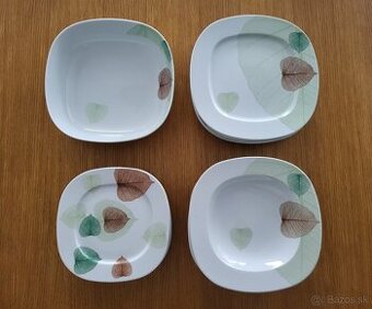 Karlovarský porcelán, kompletná sada tanierov - 1