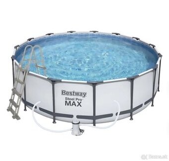Rámový bazén bestway kruh 457x122 cm 24
