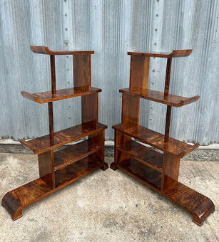 Kvetinový stojan / deliaca polica art deco