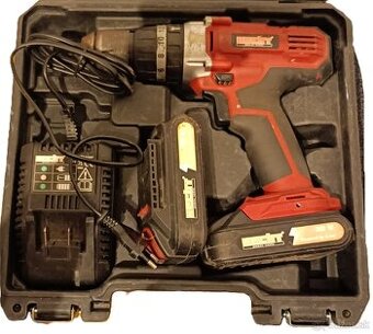 HECHT 1278 – AKU príklepová vŕtačka (2× 2 Ah), nabíjačka