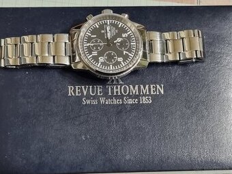 Náramkové hodinky,chronograf Revue,day,date,automatic.