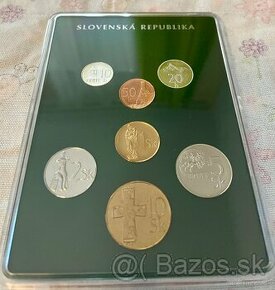 2004 - Slovenské mince s Ag 10 a 20 halierom, BK - 1