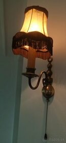 Mosadzné nástenné lampy