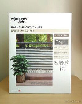 COUNTRYSIDE balkónová clona veľká 600 x 76 cm