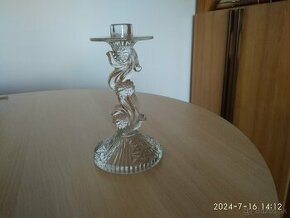 Art deco svícen, 40. léta 20. stol. Libochovice vzor 1396