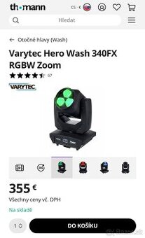 Varytec wash 340fx 4ks