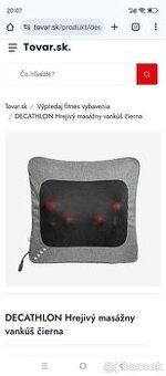 predam DECATHLON masážny vankúš