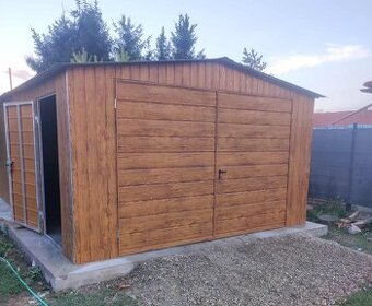 Plechová Garáž 3x5 - doprava montáž grátis po Slovensku