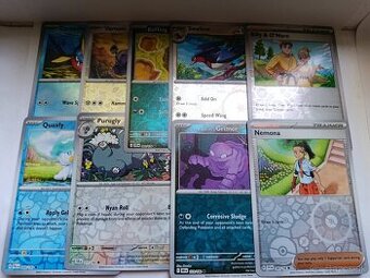 Predám 198 Pokémon kariet (★ ◆ ●) – výhodne len 10€