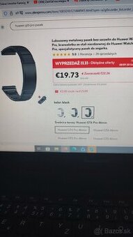 Oceľový remienok 22mm pre Huawei gt6 pro