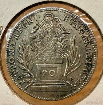Predám 20 kreuzer 1763 KB - 1