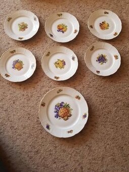 Retro porcelanova dezertna sada Thun