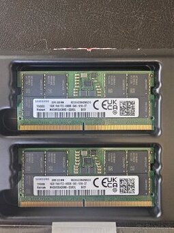 Samsung 2×16 GB DDR5 SODIMM 4800 MHz – notebooková RAM