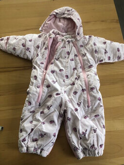 Teplá zimná kombinéza pre dievčatko 3-6 mesiacov Name It