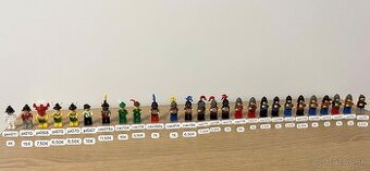 Lego minifigúrky z 80. a 90. rokov