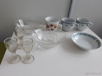 Sklo a porcelán na doplnenie