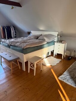 Manzelska postel masiv drevo