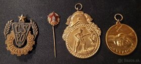 Československo odznak medaila hasiči - 1