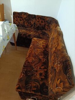 kuchynska rohovova sedacka / lavica, rozkladacia