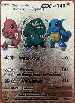 Charmander, Bulbasaur & Squirtle GX (Pokémon karta)